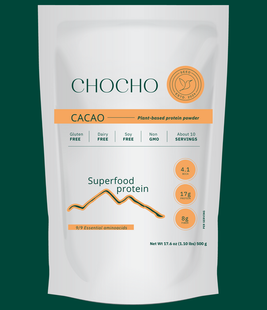 CACAO CHOCHO (1.1 lbs)- Plant Based Protein Powder